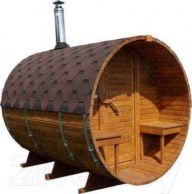 Баня-бочка КомфортПром Комплект / 10331361 (2.5м)