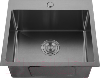 Мойка кухонная GranFest GF-5045 PVD (графит)