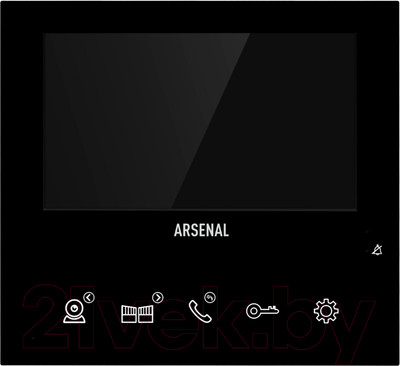 Монитор для видеодомофона Arsenal Афина Pro (черный)