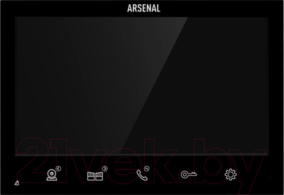 Монитор для видеодомофона Arsenal Грация Pro SD (черный)