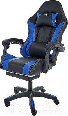 Кресло геймерское Jiqiao DG8003-ЧС (черный/синий)