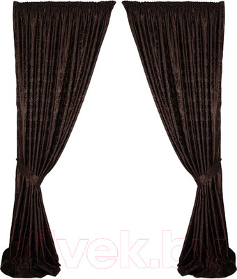 Штора Zeugma C подхватом Rumkale (венге, 200x270)