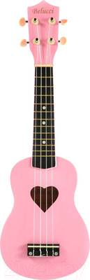 Укулеле Belucci B21-11 Heart Light Pink