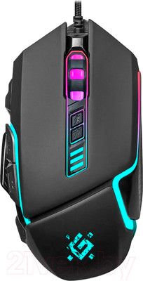 Мышь Defender Furia GM-543 Rainbow / 52543 (черный)