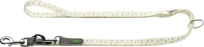 Поводок HUNTER T-Leash Convenience Refl Glow / 69157 (15/200, белый/звезды)