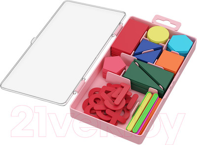 Касса счетных материалов Erich Krause Pastel / 61456 (142шт)