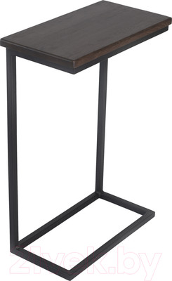 Приставной столик Stal-Massiv Goose (черный/дуб мореный)