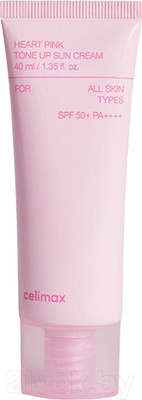 Крем солнцезащитный Celimax Heart Pink Tone Up Sun Cream SPF 50+ PA++++ (40мл)