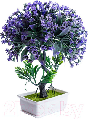 Искусственное растение Merry Bear Home Decor Бонсай / EGB3121005 (сиреневый)