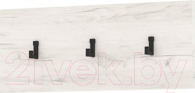 Вешалка для одежды Памир Панель Гретта 500 (крафт белый/антрацит)