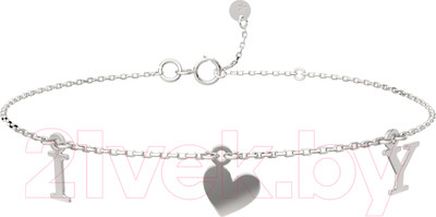 Браслет на ногу из серебра ZORKA 0650025 (28см)