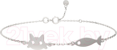 Браслет из серебра ZORKA 0650053.ZZ (18см)