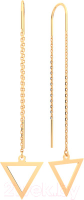 Серьги из розового золота ZORKA 390076.14K.R