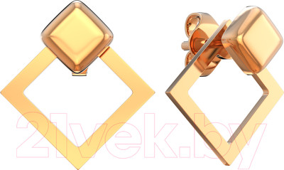 Серьги из розового золота ZORKA 390079.14K.R