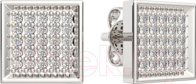 Серьги из серебра ZORKA 03101014.ZZ (с фианитами)