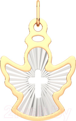 Подвеска из комбинированного золота ZORKA 400086.14K.B.ZZ