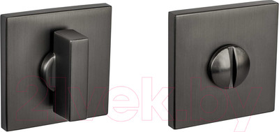 Фиксатор дверной защелки Ренц INBK 03 Slim MBN (черный матовый никель)