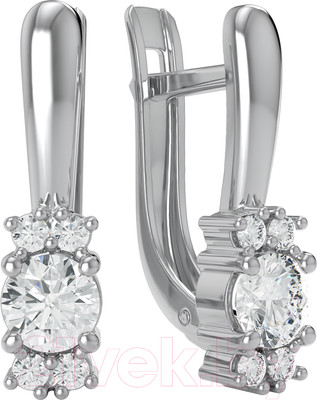 Серьги из серебра ZORKA 0310254 (с фианитами)