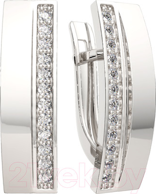 Серьги из серебра ZORKA 0310270 (с фианитами)