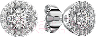 Серьги из серебра ZORKA 0310334 (с фианитами)