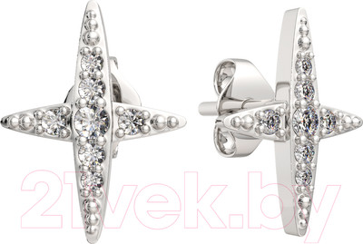 Серьги из серебра ZORKA 0310641 (с фианитами)