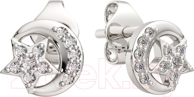 Серьги из серебра ZORKA 0310642 (с фианитами)