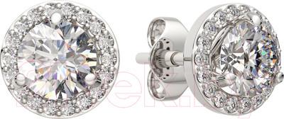 Серьги из серебра ZORKA 0310643 (с фианитами)