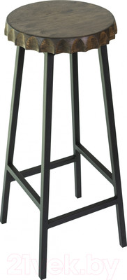 Табурет барный Stal-Massiv Smbeer 78 (дуб мореный/черный)