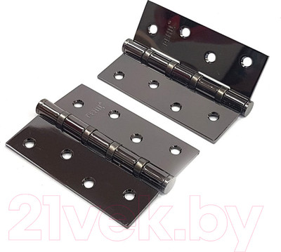 Комплект петель дверных Ренц IN100-4BB FH BN (2шт, черный никель)