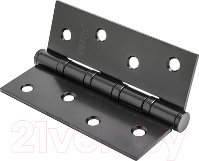 Комплект петель дверных Ренц IN100-4BB FH B (2шт, черный)