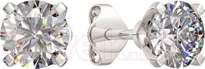 Серьги из серебра ZORKA 0310024/1 (с фианитами)