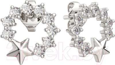 Серьги из серебра ZORKA 0310648.ZZ (с фианитами)