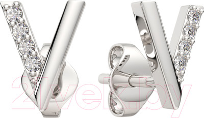 Серьги из серебра ZORKA 0310705.ZZ (с фианитами)