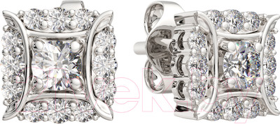 Серьги из серебра ZORKA 0310707.ZZ (с фианитами)