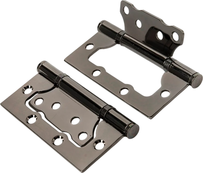 Комплект петель дверных Ренц IN100-2S FH BN без ВР (2шт, черный никель)