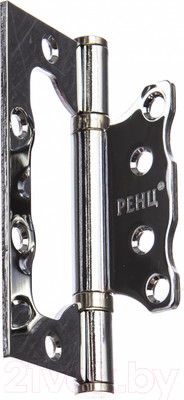 Комплект петель дверных Ренц IN100-2BB FH CP без ВР (2шт, хром блестящий)