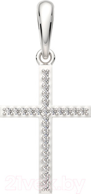 Крестик из серебра ZORKA 0440208.REL (с фианитами)