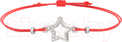 Браслет из серебра ZORKA 0670065.02 (18см, с фианитами)