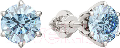 Серьги из белого золота ZORKA 3S40132.14K.W (с топазами)