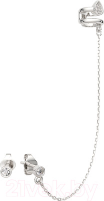 Серьги из серебра ZORKA 0310947 (с фианитами)