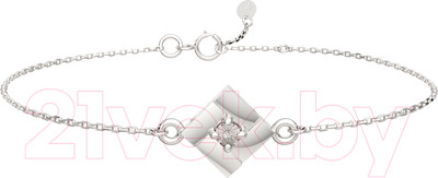 Браслет из серебра ZORKA 06D0119.ZZ (18см, с бриллиантом)