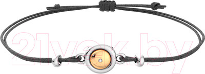 Браслет из серебра ZORKA 06D0003.G14K.01 (18см, с бриллиантом)