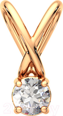 Подвеска из розового золота ZORKA 440263 (с фианитом)