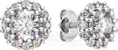 Серьги из серебра ZORKA 0310544 (с фианитами)