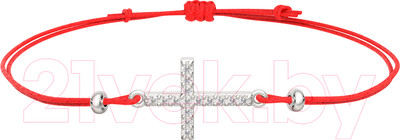 Браслет из серебра ZORKA 0670064.02 (18см, с фианитами)