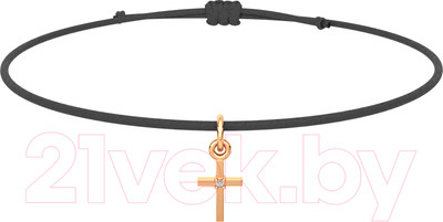 Браслет из розового золота ZORKA 670005.14K.R.01 (18см, с фианитом)