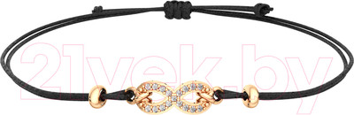 Браслет из розового золота ZORKA 670009.14K.R.01 (18см, с фианитами)