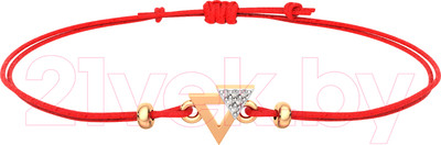 Браслет из розового золота ZORKA 670038.14K.R.02 (18см, с фианитами)