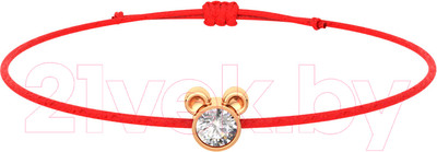 Браслет из розового золота ZORKA 670044.14K.R.02 (18см, с фианитом)