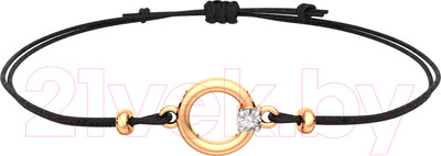 Браслет из розового золота ZORKA 670049.14K.R.01 (18см, с фианитом)